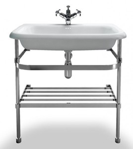 Casa Padrino Nouveau Stand Vanity natural stone White / stainless steel B 75 cm - Art Deco washbasin baroque antique style Casa Padrino Nouveau Stand Vanity natural stone White / stainless steel B 75 cm - Art Deco washbasin baroque antique style