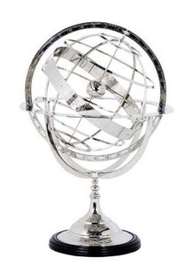 Globus Globe Nickel Plated Venrickelt Luxus Luxury Globus Globe Nickel Plated Venrickelt Luxus Luxury