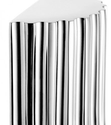 Casa Padrino Set de sujetalibros de lujo columnas acabado níquel - 15 x 7,5 x H. 18,5 cm - Decoración en latón macizo Casa Padrino Set de sujetalibros de lujo columnas acabado níquel - 15 x 7,5 x H. 18,5 cm - Decoración en latón macizo