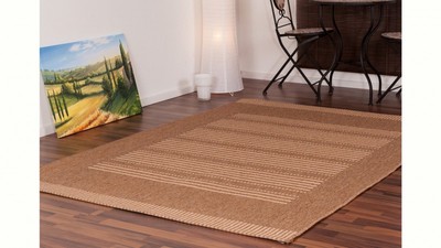 Casa Padrino Teppich Mediterran Braun - Designer Teppich