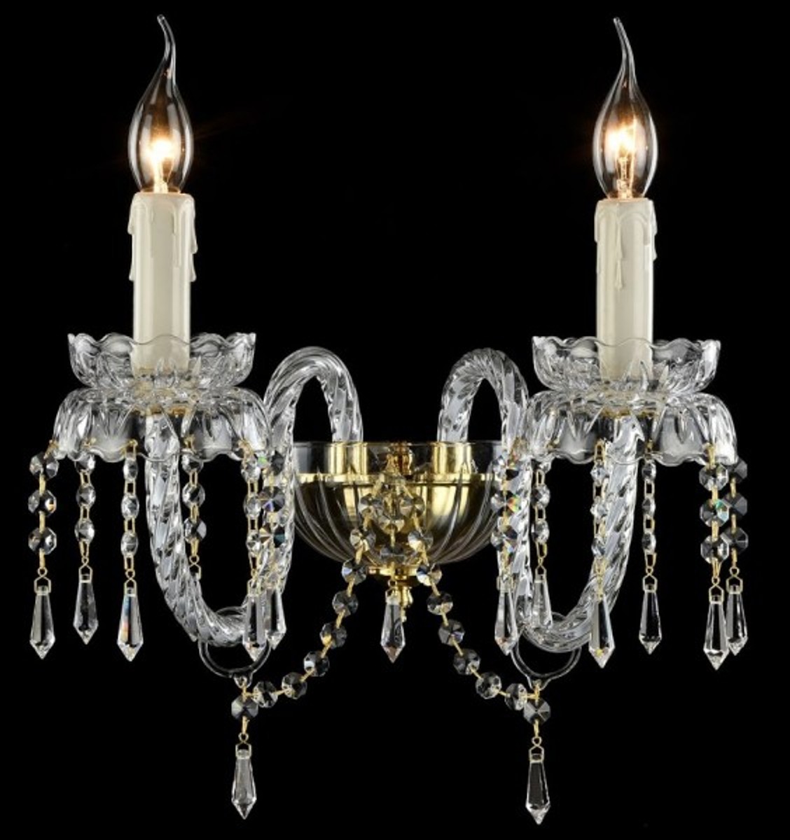 Casa Padrino Baroque Wall Lights Gold Antique style - wall lamp wall lighting Casa Padrino Baroque Wall Lights Gold Antique style - wall lamp wall lighting