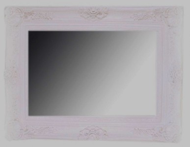 Casa Padrino Specchio da Parete Barocco Sfarzoso Bianco Altezza 130 cm, Larghezza 96 cm - Specchio Massiccio Stile Antico Casa Padrino Specchio da Parete Barocco Sfarzoso Bianco Altezza 130 cm, Larghezza 96 cm - Specchio Massiccio Stile Antico