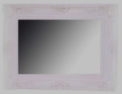 Casa Padrino Specchio da Parete Barocco Sfarzoso Bianco Altezza 130 cm, Larghezza 96 cm - Specchio Massiccio Stile Antico Casa Padrino Specchio da Parete Barocco Sfarzoso Bianco Altezza 130 cm, Larghezza 96 cm - Specchio Massiccio Stile Antico