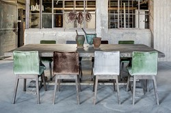 Casa Padrino villa dining Oak Rustic Grey - Baroque table solid oak Casa Padrino villa dining Oak Rustic Grey - Baroque table solid oak