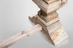 Casa Padrino Konsole Konsolentisch Rustikal Ructsical Oak Eiche Tische Console Table