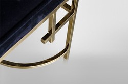 Casa Padrino Panca di lusso Art Déco Acciaio inox Oro - Mobili Vintage Stile Liberty - 160 x 40 x 45 cm Casa Padrino Panca di lusso Art Déco Acciaio inox Oro - Mobili Vintage Stile Liberty - 160 x 40 x 45 cm