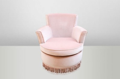 Casa Padrino Luxury Art Deco Lounge Chair Rose - Jugendstil Belle Epoche - 77 x 86 x 76 cm Casa Padrino Luxury Art Deco Lounge Chair Rose - Jugendstil Belle Epoche - 77 x 86 x 76 cm