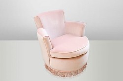 Casa Padrino Poltrona Lounge Art Deco di Lusso Rosa - Jugendstil Belle Époque - 77 x 86 x 76 cm Casa Padrino Poltrona Lounge Art Deco di Lusso Rosa - Jugendstil Belle Époque - 77 x 86 x 76 cm