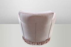 Casa Padrino Poltrona Lounge Art Deco di Lusso Rosa - Jugendstil Belle Époque - 77 x 86 x 76 cm Casa Padrino Poltrona Lounge Art Deco di Lusso Rosa - Jugendstil Belle Époque - 77 x 86 x 76 cm