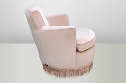 Casa Padrino Poltrona Lounge Art Deco di Lusso Rosa - Jugendstil Belle Époque - 77 x 86 x 76 cm Casa Padrino Poltrona Lounge Art Deco di Lusso Rosa - Jugendstil Belle Époque - 77 x 86 x 76 cm
