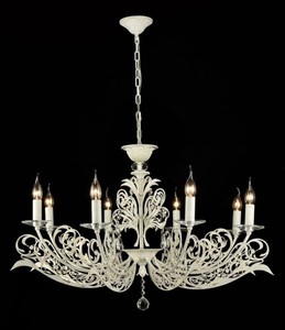 Casa Padrino Baroque Crystal Ceiling Chandelier White Gold Antique Style - Diameter 58 cm, Height 92 cm Casa Padrino Baroque Crystal Ceiling Chandelier White Gold Antique Style - Diameter 58 cm, Height 92 cm
