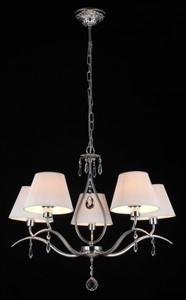 Casa Padrino Baroque Crystal Ceiling Chandelier Nickel 50 x H 62 cm - Antique Style Pendant Lamp Casa Padrino Baroque Crystal Ceiling Chandelier Nickel 50 x H 62 cm - Antique Style Pendant Lamp