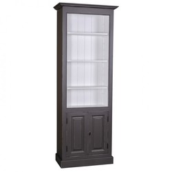Casa Padrino Country House bookcase B 78 x H 210 cm bookcase shelving cabinet - Art Deco Art Nouveau Hotel Solid wood furniture Casa Padrino Country House bookcase B 78 x H 210 cm bookcase shelving cabinet - Art Deco Art Nouveau Hotel Solid wood furniture
