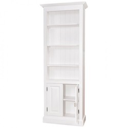 Casa Padrino Estantería de estilo rústico en madera de haya maciza, 78 x 210 x 39 cm, diseño Art Deco y Art Nouveau Casa Padrino Estantería de estilo rústico en madera de haya maciza, 78 x 210 x 39 cm, diseño Art Deco y Art Nouveau