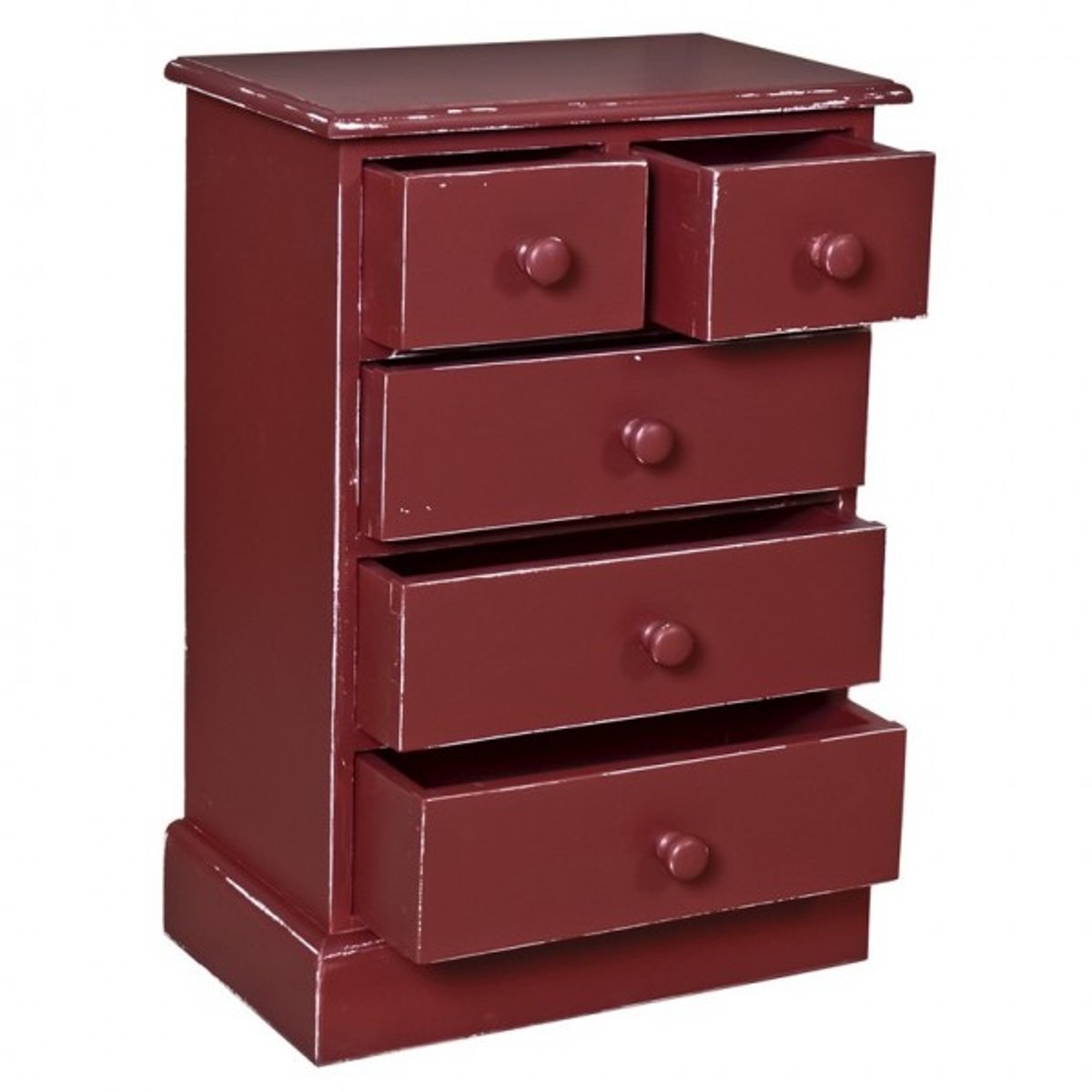 Casa Padrino country-style dresser with 5 drawers - Art Nouveau Shabby Chic Furniture - solid wood Casa Padrino country-style dresser with 5 drawers - Art Nouveau Shabby Chic Furniture - solid wood