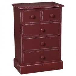 Casa Padrino country-style dresser with 5 drawers - Art Nouveau Shabby Chic Furniture - solid wood Casa Padrino country-style dresser with 5 drawers - Art Nouveau Shabby Chic Furniture - solid wood