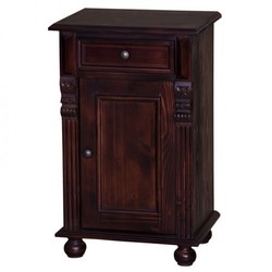 Casa Padrino Nouveau bedside table chest of drawer and cupboard - Cottage Shabby Chic Furniture - solid wood bedside Baroque Casa Padrino Nouveau bedside table chest of drawer and cupboard - Cottage Shabby Chic Furniture - solid wood bedside Baroque