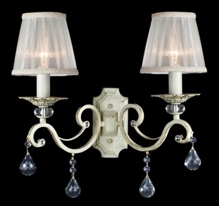 Casa Padrino Lámpara de Pared Barroca de Cristal, Crema y Oro, 39 x 39 cm, Estilo Antiguo Casa Padrino Lámpara de Pared Barroca de Cristal, Crema y Oro, 39 x 39 cm, Estilo Antiguo