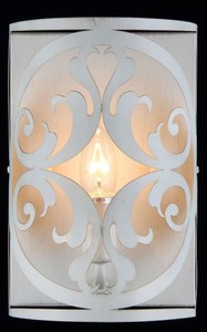 Casa Padrino Lampada da Parete Barocca Crema Oro 18 x H 27 cm Stile Antico - Applique Illuminazione