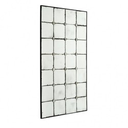 Casa Padrino Specchio da Parete Vintage Squares Stile Antico Vetro 80 x H140 cm - Art Déco Casa Padrino Specchio da Parete Vintage Squares Stile Antico Vetro 80 x H140 cm - Art Déco
