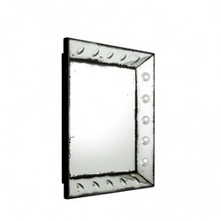 Casa Padrino Specchio da Parete Vintage Stile Antico Vetro 40 x 40 cm - Specchio Decorativo Quadrato Casa Padrino Specchio da Parete Vintage Stile Antico Vetro 40 x 40 cm - Specchio Decorativo Quadrato