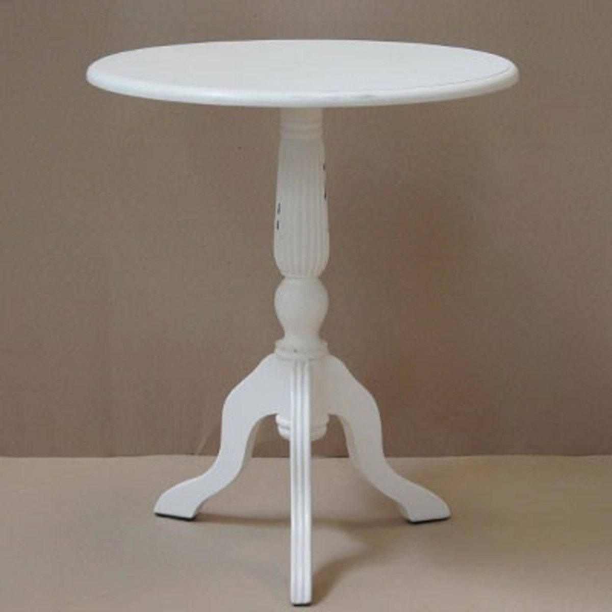 Casa Padrino Baroque Side Table Mahogany White Antique Style 60 x 60 x H70 cm - Art Nouveau table Casa Padrino Baroque Side Table Mahogany White Antique Style 60 x 60 x H70 cm - Art Nouveau table