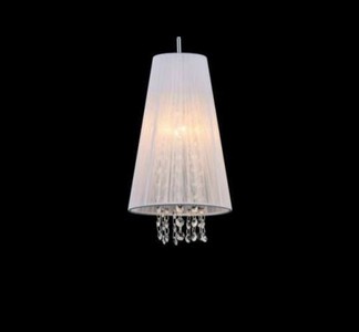 Casa Padrino Art Nouveau Crystal Ceiling Light Nickel 17 x H 100 cm - Elegant Lamp for Wall and Ceiling