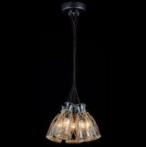 Casa Padrino Baroque Ceiling Chandelier in Black, 32 x H 127 cm, Antique Style, Pendant Light