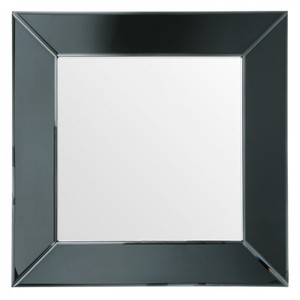 Casa Padrino Specchio da Parete di Lusso Neoclassico in Nero e Vetro Specchiato, 91 x 91 cm Casa Padrino Specchio da Parete di Lusso Neoclassico in Nero e Vetro Specchiato, 91 x 91 cm
