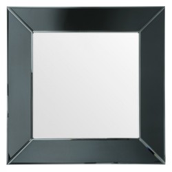 Casa Padrino Specchio da Parete di Lusso Neoclassico in Nero e Vetro Specchiato, 91 x 91 cm Casa Padrino Specchio da Parete di Lusso Neoclassico in Nero e Vetro Specchiato, 91 x 91 cm