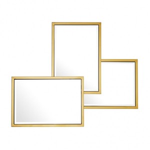 Casa Padrino Luxury Neoclassical Wall Mirror 80 x H 96 cm Stainless Steel Gold Casa Padrino Luxury Neoclassical Wall Mirror 80 x H 96 cm Stainless Steel Gold