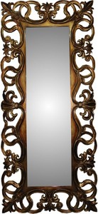 Casa Padrino Specchio da Parete Barocco di Lusso in Rovere Oro, L 80 cm, A 179 cm, Elegante e Sontuoso Casa Padrino Specchio da Parete Barocco di Lusso in Rovere Oro, L 80 cm, A 179 cm, Elegante e Sontuoso