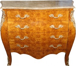 Casa Padrino cassettone barocco acero occhiolinato / crema 110 cm - Mobili barocchi Casa Padrino cassettone barocco acero occhiolinato / crema 110 cm - Mobili barocchi