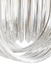Casa Padrino Luxus Hängeleuchte Restaurant Hotel Beleuchtung Nickel, Durchmesser 44 / 51 cm, Höhe 70 cm