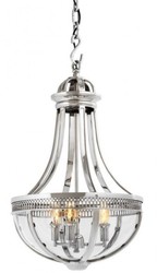Casa Padrino Luxury Lantern Pendant Lamp in Nickel, 42 x 67 cm