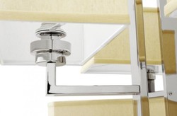 Casa Padrino Luxus Kronleuchter - Luxus Hängeleuchte aus poliertem rostfreiem Stahl - Durchmesser 98 cm, Höhe 57 cm