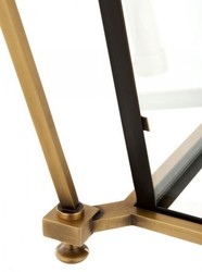 Casa Padrino Lanterne de Luxe - Suspension de Luxe en Laiton, Laiton & Bronze 68 x 68 x H 75 cm