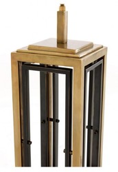 Casa Padrino Lampada da tavolo di lusso in ghisa, aspetto ottone vintage, diametro 20 x 40 x H 96 cm