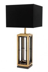 Casa Padrino Lampada da tavolo di lusso in ghisa, aspetto ottone vintage, diametro 20 x 40 x H 96 cm