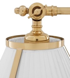Casa Padrino Lampada da tavolo di lusso in ottone lucido - Diametro 18 x 62 cm - Altezza 73 cm