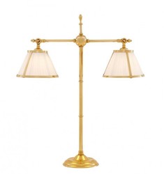 Casa Padrino Lampada da tavolo di lusso in ottone lucido - Diametro 18 x 62 cm - Altezza 73 cm