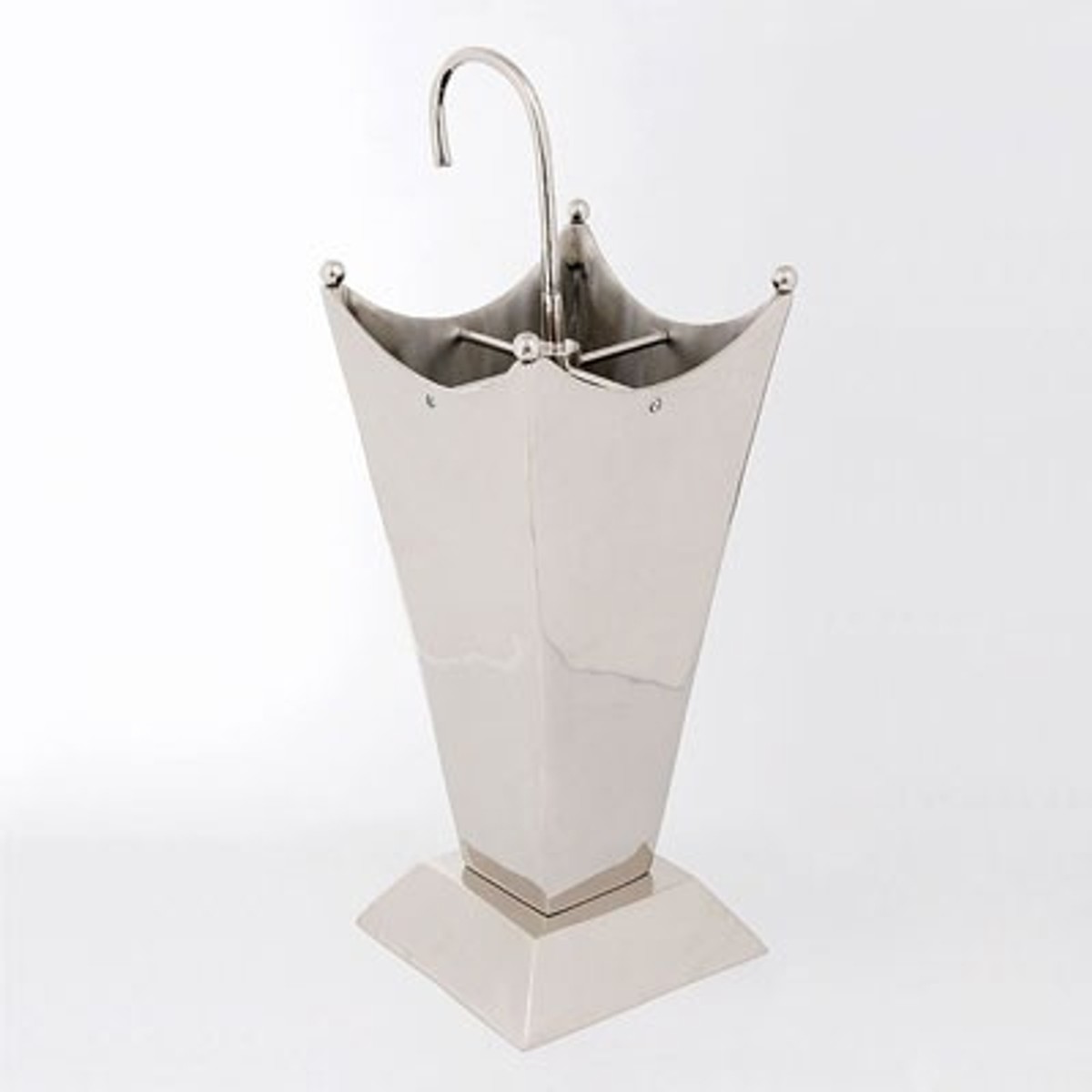 Casa Padrino Umbrella stand Neoklassical Aluminum nickel-plated Screen design Casa Padrino Umbrella stand Neoklassical Aluminum nickel-plated Screen design
