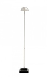 Casa Padrino Lampadaire de Luxe Nickel - Luminaire de Sol Design Élégant en Nickel et Noir, 131 cm de Hauteur