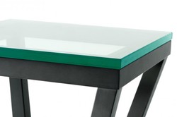 Casa Padrino Luxus Beistelltisch / Säule aus Edelstahl in Bronze Finish - 35 x 35 x H 101 cm
