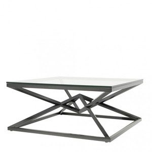 Casa Padrino Luxury Coffee Table Stainless Steel Bronze Finish 100 x 100 x H. 45 cm - Modern Living Room Furniture Casa Padrino Luxury Coffee Table Stainless Steel Bronze Finish 100 x 100 x H. 45 cm - Modern Living Room Furniture