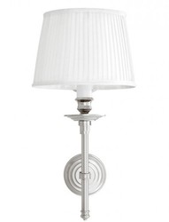 Casa Padrino Luxus Wandleuchte Nickel mit Schwenkarm - 21,5 x 37-50 x 51 cm