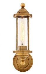 Casa Padrino Applique murale de luxe en laiton - Luminaire élégant - 11,5 x 16 x 38 cm