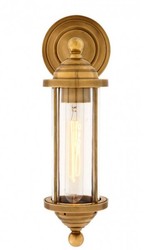 Casa Padrino Applique murale de luxe en laiton - Luminaire élégant - 11,5 x 16 x 38 cm