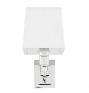 Casa Padrino Luxus 1er Wandleuchte Nickel - Luxus Qualität