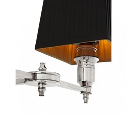 Casa Padrino lampe murale de luxe nickel - hôtel de luxe lampe de restaurant